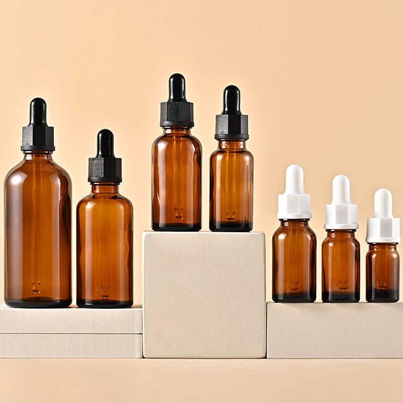 Amber Glass Dropper Bottles high quality